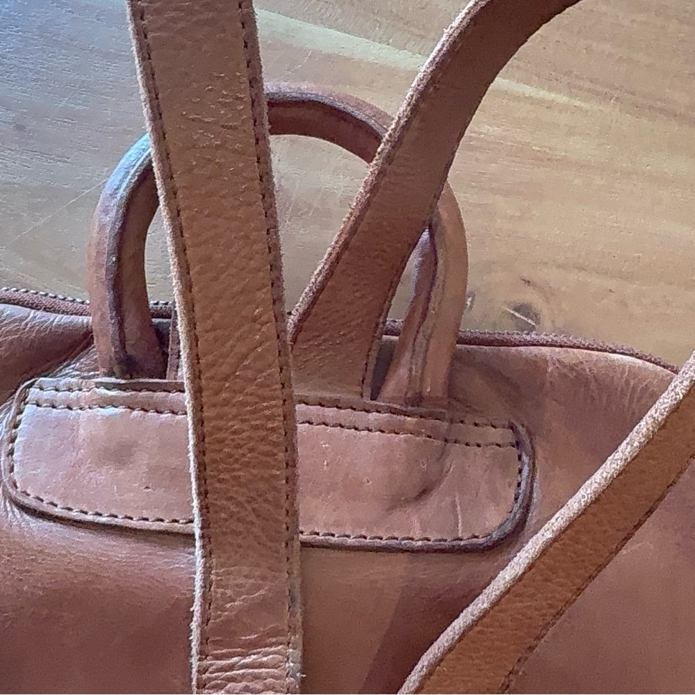 Woven Leather Backpack - Picture 13 of 14